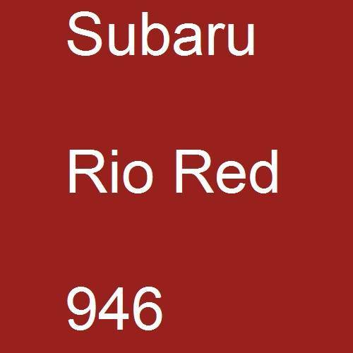 Subaru, Rio Red, 946.